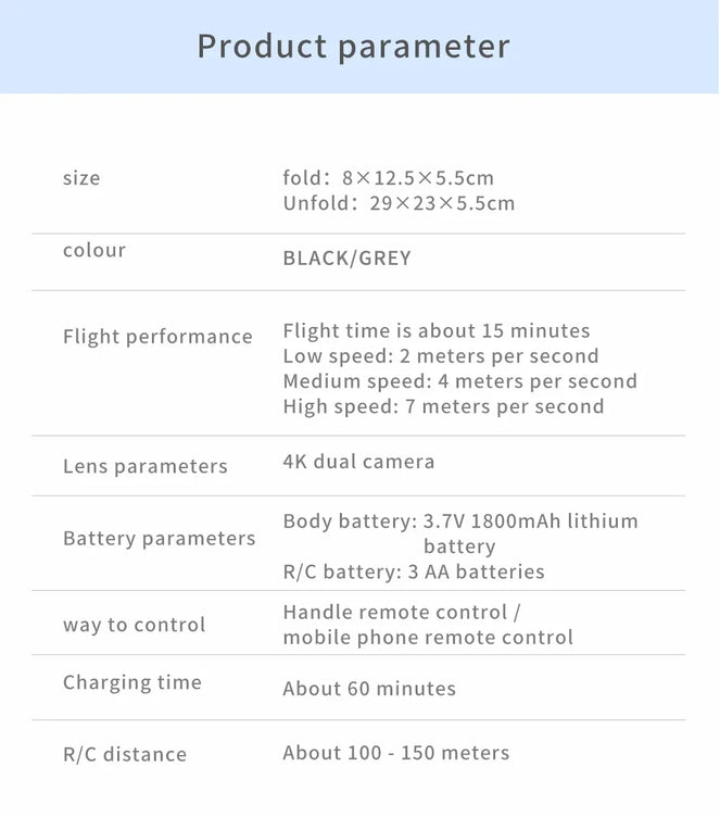 Professional mini remote control drone E88