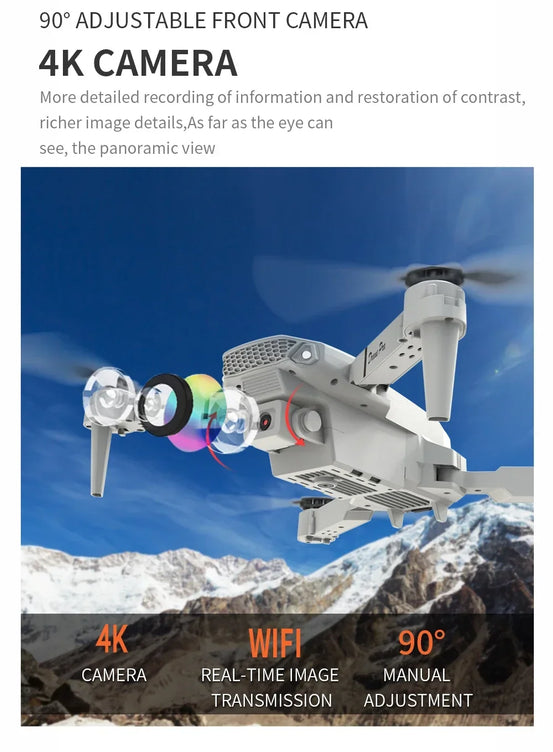 Professional mini remote control drone E88